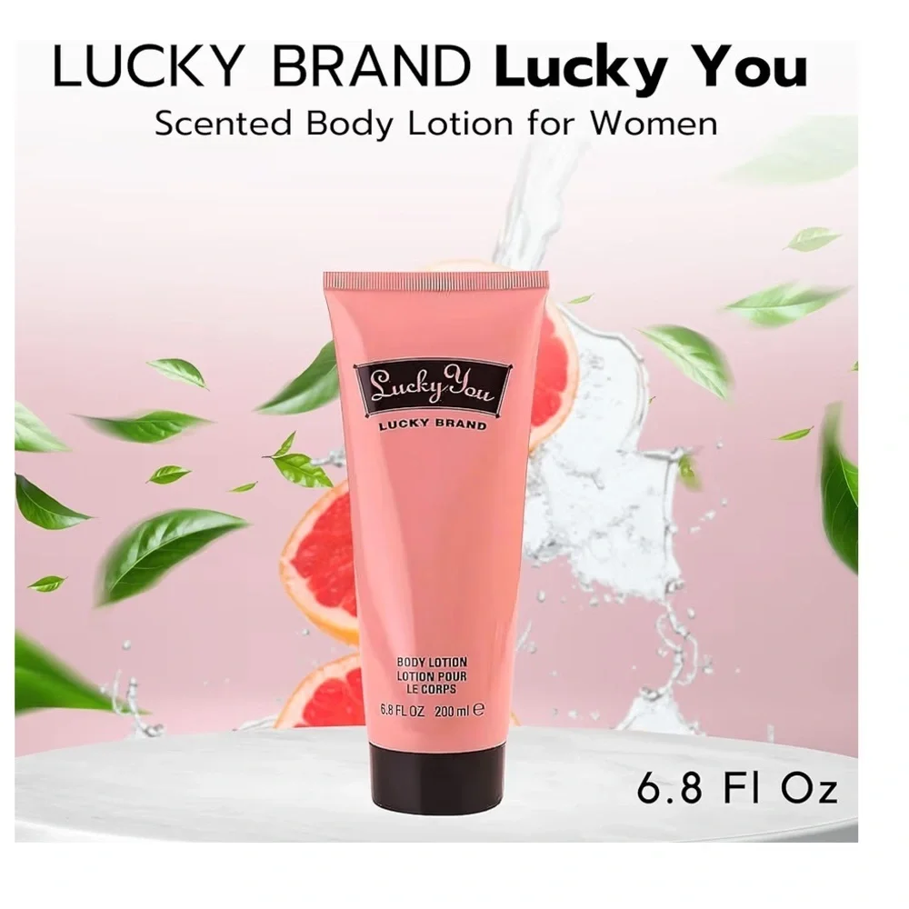 Lucky Brand Coral Body Lotion for Women, 6.8 Ounce